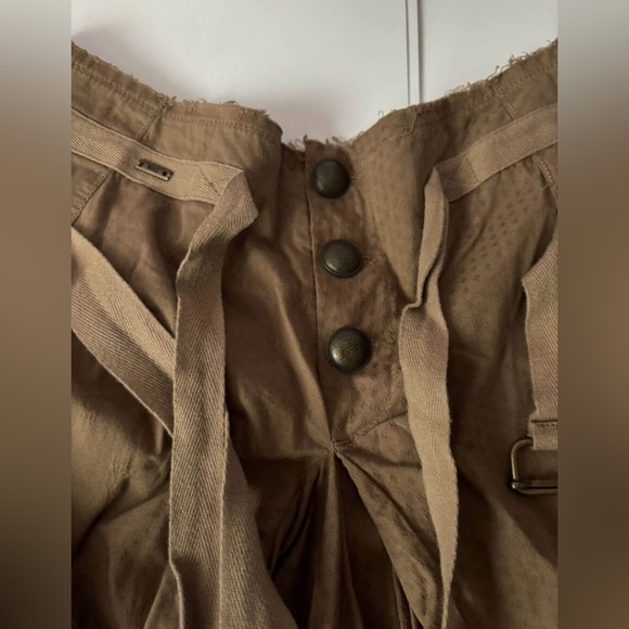 IKKS: Asymmetrical Tan Skirt/Panties with Tie Waist - Picture 4 of 5